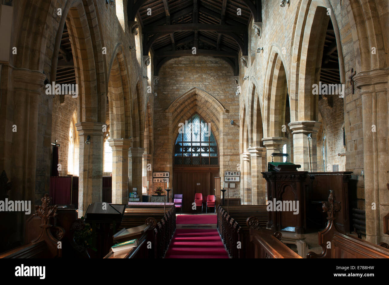 St. Botolph`s Church, Church Brampton, Northamptonshire, England, UK
